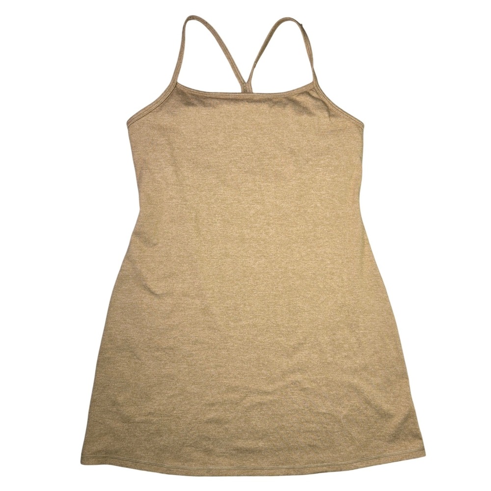 OFFLINE by Aerie The Hugger Exercise Mini Dress Tan Heathered Small S